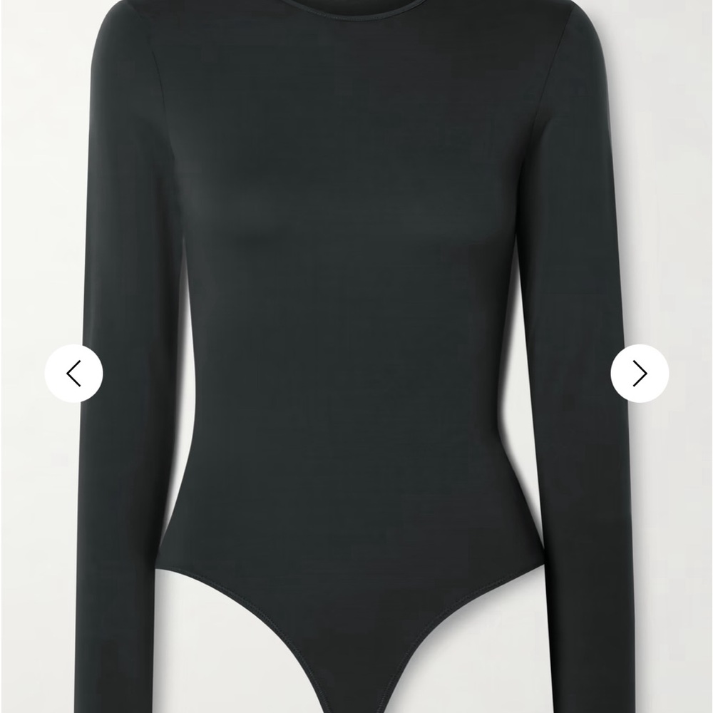 Theory black bodysuit long  sleeve one size